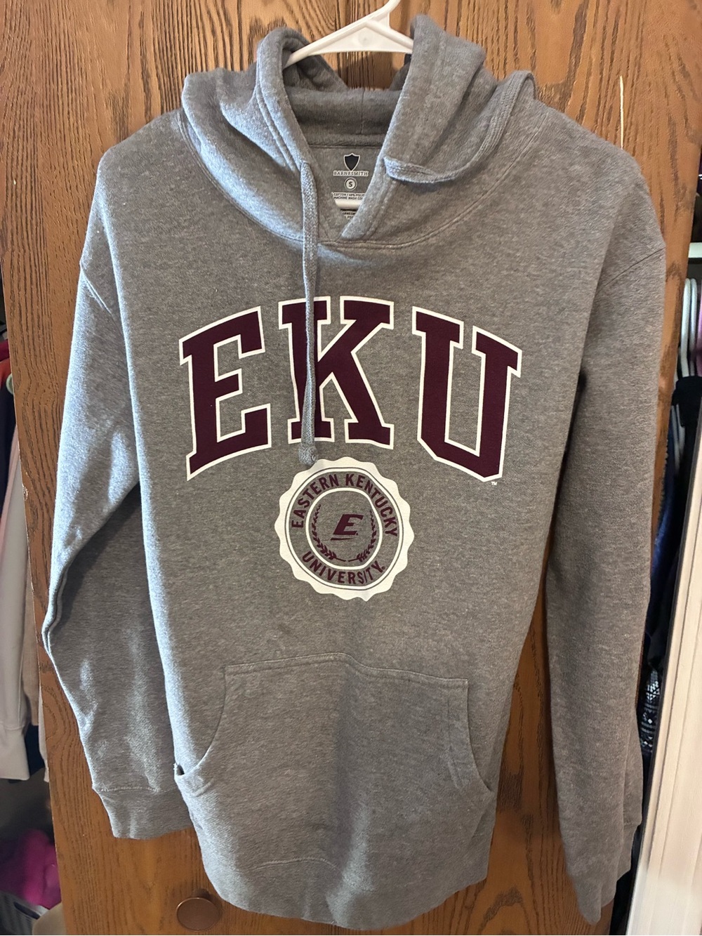 Eastern Kentucky University EKU Gray Pullover Hoodie - Gray